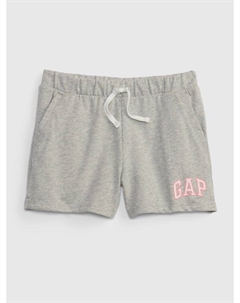 Детские шорты с логотипом, серый Gap