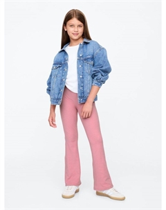 Детские леггинсы в рубчик, розовый Gap