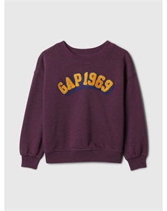 Толстовка с логотипом, фиолетовый Gap