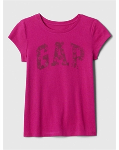 Детская футболка с логотипом, фиолетовый Gap