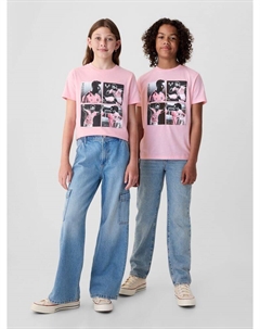 Детская футболка месси, розовый Gap