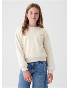 Детская толстовка с логотипом, бежевый Gap