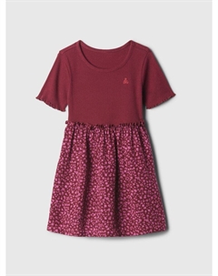 Цветочное платье, красный Gap