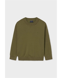 Детский свитер из смесовой шерсти, зеленый Mayoral