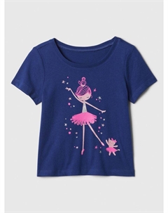 Футболка, синий Gap