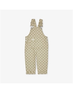 Комбинезон из органического хлопка в клетку на возраст от 6 месяцев до 5 лет, зеленый Claude & co