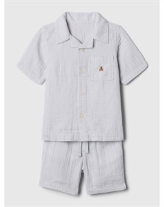 Муслиновая пижама, серый Gap