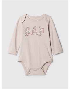 Хлопковое боди, розовый Gap