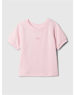 Толстовка с короткими рукавами, розовый Gap