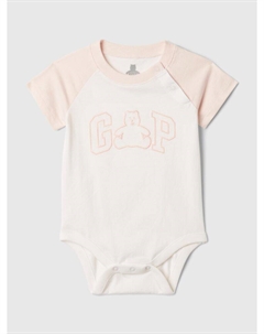 Боди с логотипом, розовый Gap