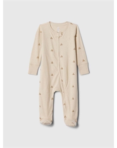 Первые фавориты пижамы, бежевый Gap