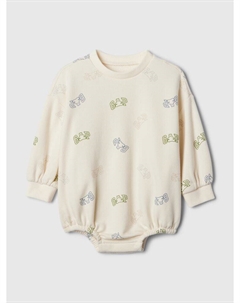 Боди с логотипом, бежевый Gap