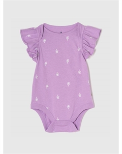 Боди с рисунком, фиолетовый Gap