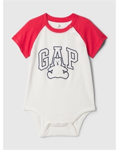 Боди с логотипом, белый Gap