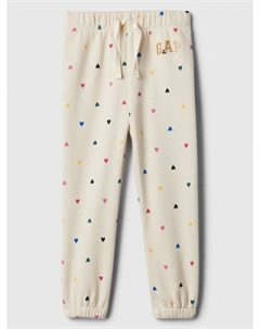 Спортивные штаны с логотипом, бежевый Gap