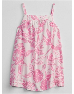 Цветочное платье, розовый Gap