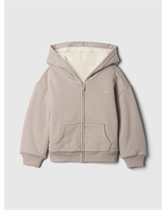 Утепленная толстовка из шерпы, бежевый Gap
