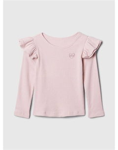 Топ с рюшами, розовый Gap