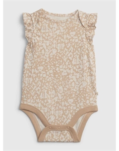 Боди из органического хлопка, бежевый Gap