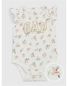 Боди с логотипом, белый Gap