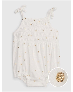 Боди на бретелях, бежевый Gap