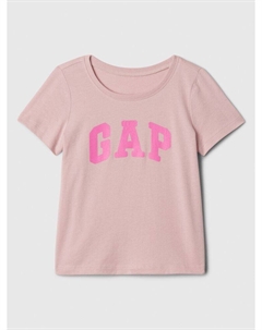 Футболка с логотипом, розовый Gap