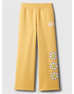 Детские спортивные штаны с логотипом, желтый Gap