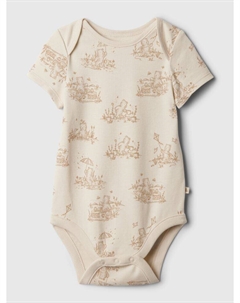 Боди с рисунком, бежевый Gap