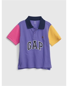 Рубашка-Поло с логотипом, фиолетовый Gap