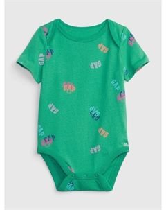 Боди с логотипом, зеленый Gap