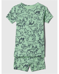 Пижама с узором, зеленый Gap