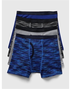 Детские боксеры, 4 шт., мультиколор Gap