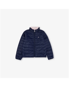 Двусторонняя куртка-бомбер с вышитым логотипом для мальчиков, розовый Polo ralph lauren