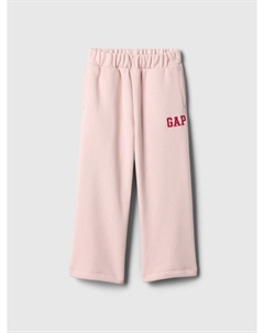 Широкие спортивные штаны с логотипом, розовый Gap