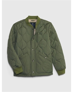 Детская куртка-бомбер, зеленый Gap