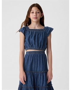 Детский джинсовый топ, синий Gap