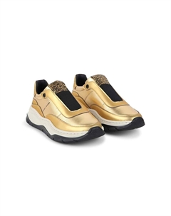 Детские кожаные кроссовки, золотой Marc jacobs