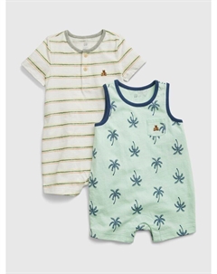 Пижамы с дубленкой, мультиколор Gap