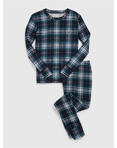 Детская пижама с рисунком, синий Gap