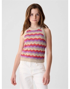 Детский топ крючком, розовый Gap