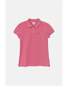 Шерстяная рубашка-поло для мальчиков, розовый Lacoste