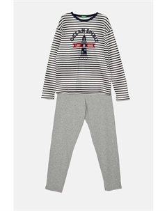 Детская шерстяная пижама, серый United colors of benetton
