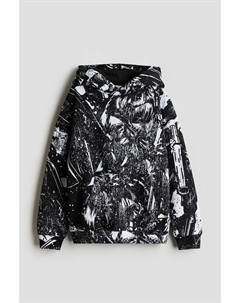Толстовка с мотивом, черный H&m