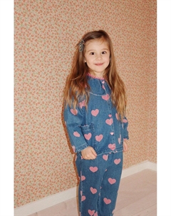 Детские джинсы MAGOT FRILL PANTS GOTS, синий Konges slojd