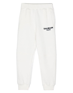 Kids спортивные брюки с логотипом, белый Balmain