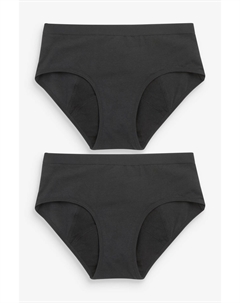 2 пары молодежных менструальных трусиков, черный Next