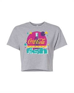Укороченная футболка с логотипом Coca-Cola для юниоров, серый Licensed character