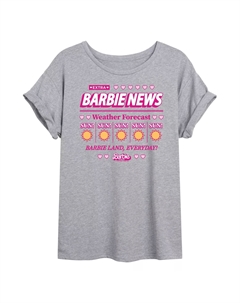 Футболка с рисунком «Барби для юниоров: прогноз погоды из фильма», серый Licensed character