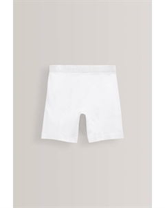 Комплект из 5 длинных шорт, белый Next