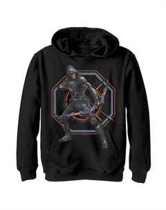 Флисовый пуловер с графическим рисунком для мальчиков 8–20 лет Black Widow Taskmaster Action Pose Marvel